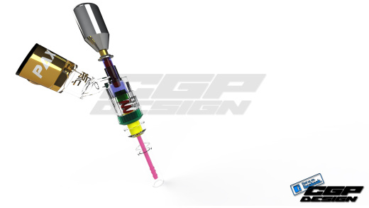 Pinki Direct注射器模型3D图纸 Solidworks设计 附STEP IGS缩略图