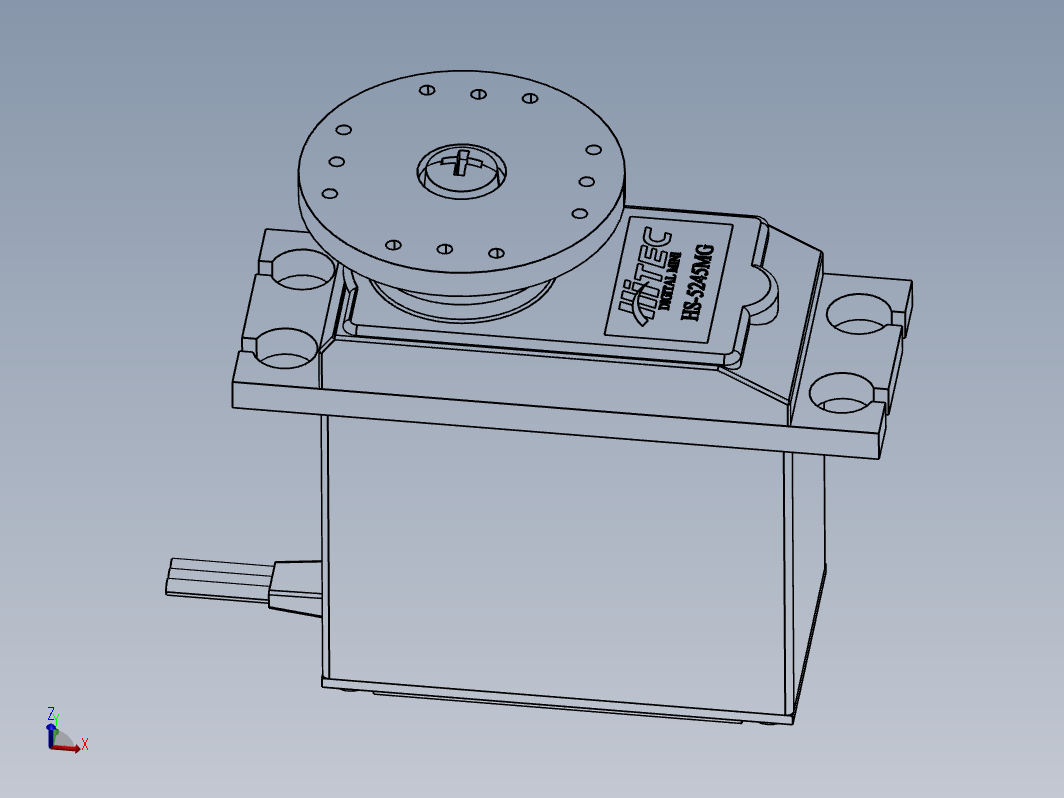 hitec 5245mg舵机外形