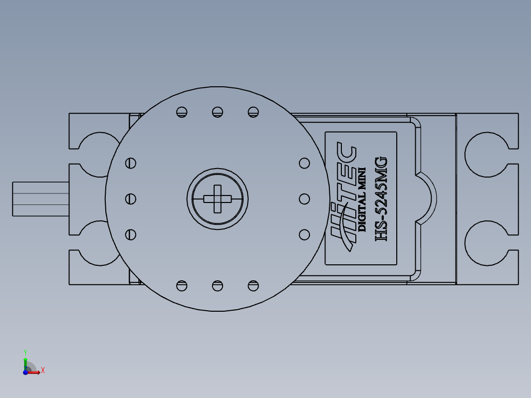 hitec 5245mg舵机外形