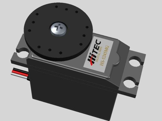 hitec 5245mg舵机外形