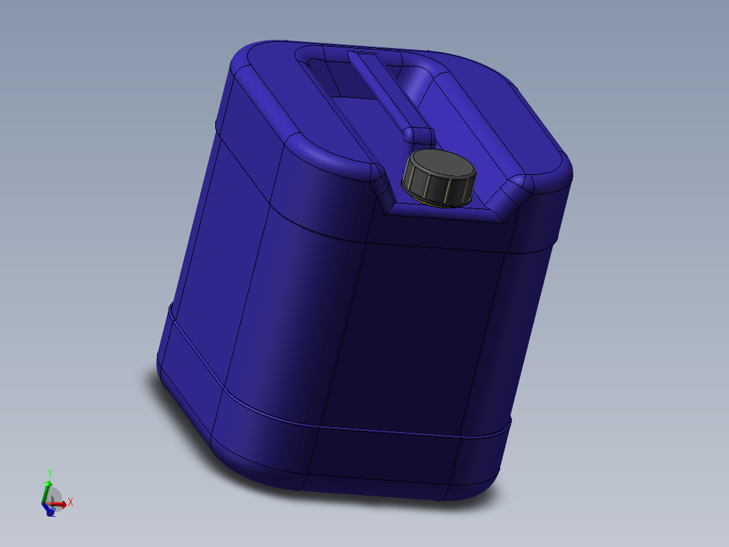 30L料桶三维SW2012带参