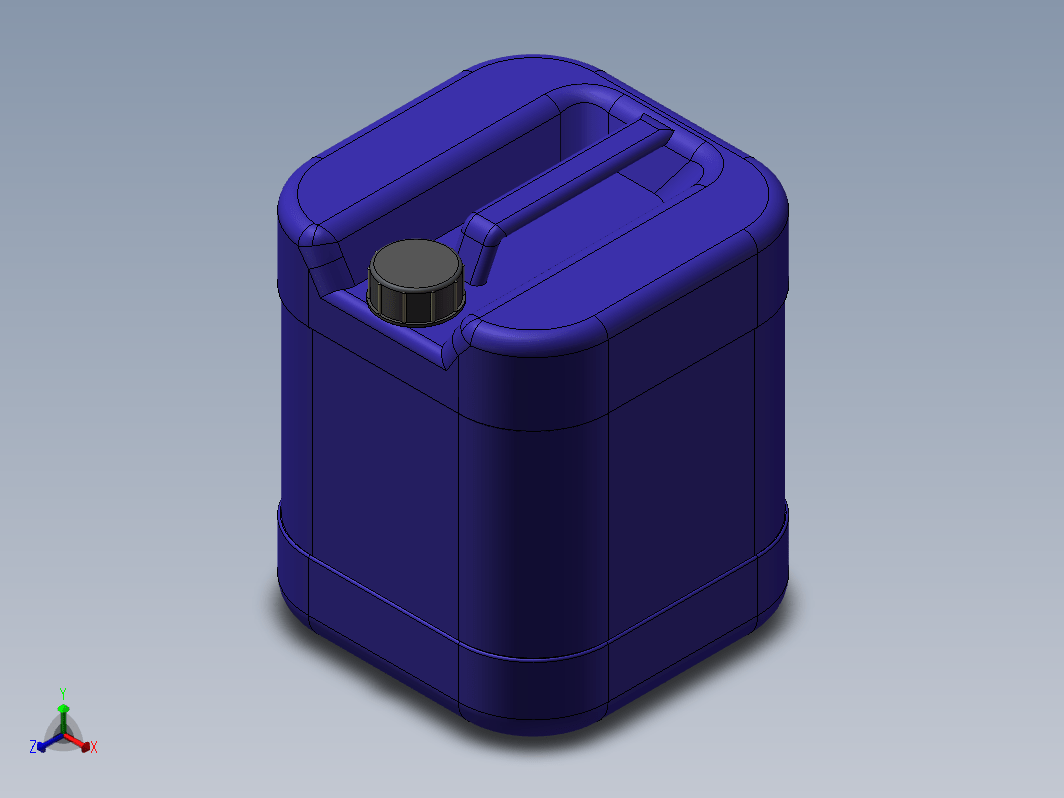 30L料桶三维SW2012带参