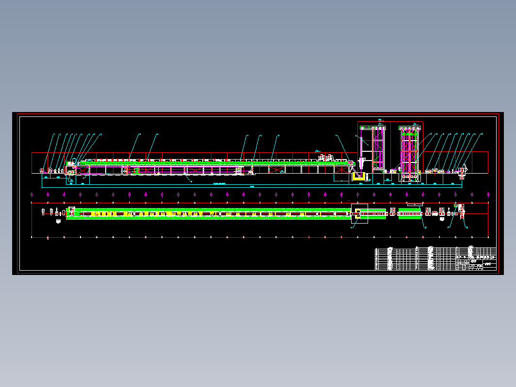 650镀锌线布置图