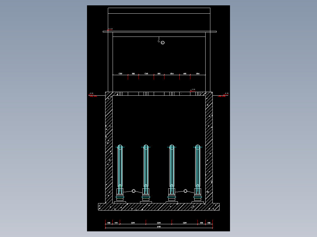 污水处理--粗隔栅-图纸-3-未命名-楼层平面-标高2