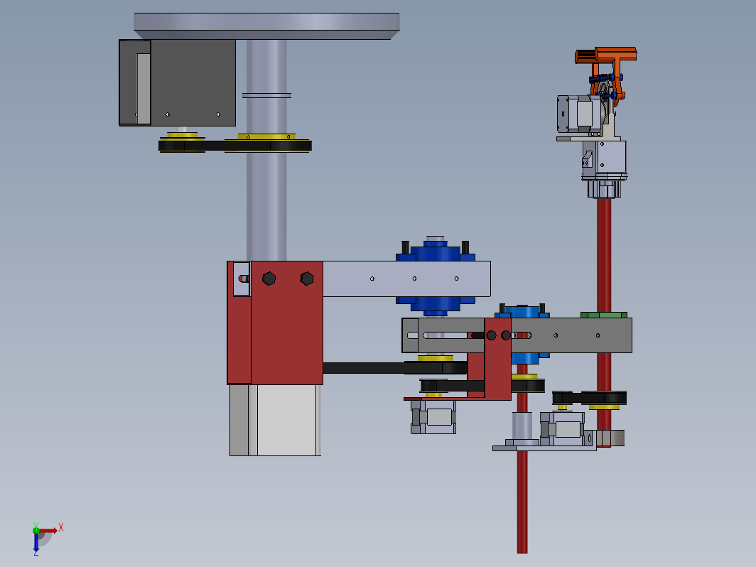 SCARA Robotic旋转关节机械臂机构