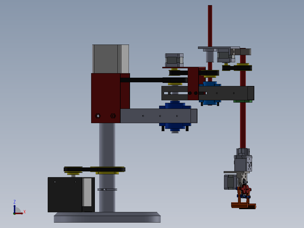 SCARA Robotic旋转关节机械臂机构