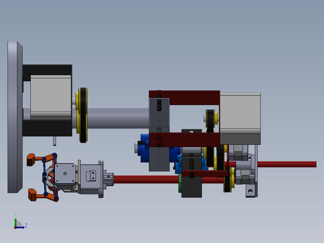 SCARA Robotic旋转关节机械臂机构