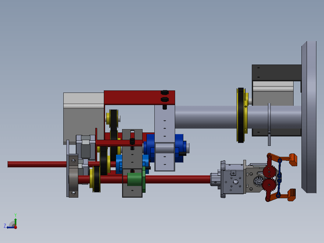 SCARA Robotic旋转关节机械臂机构