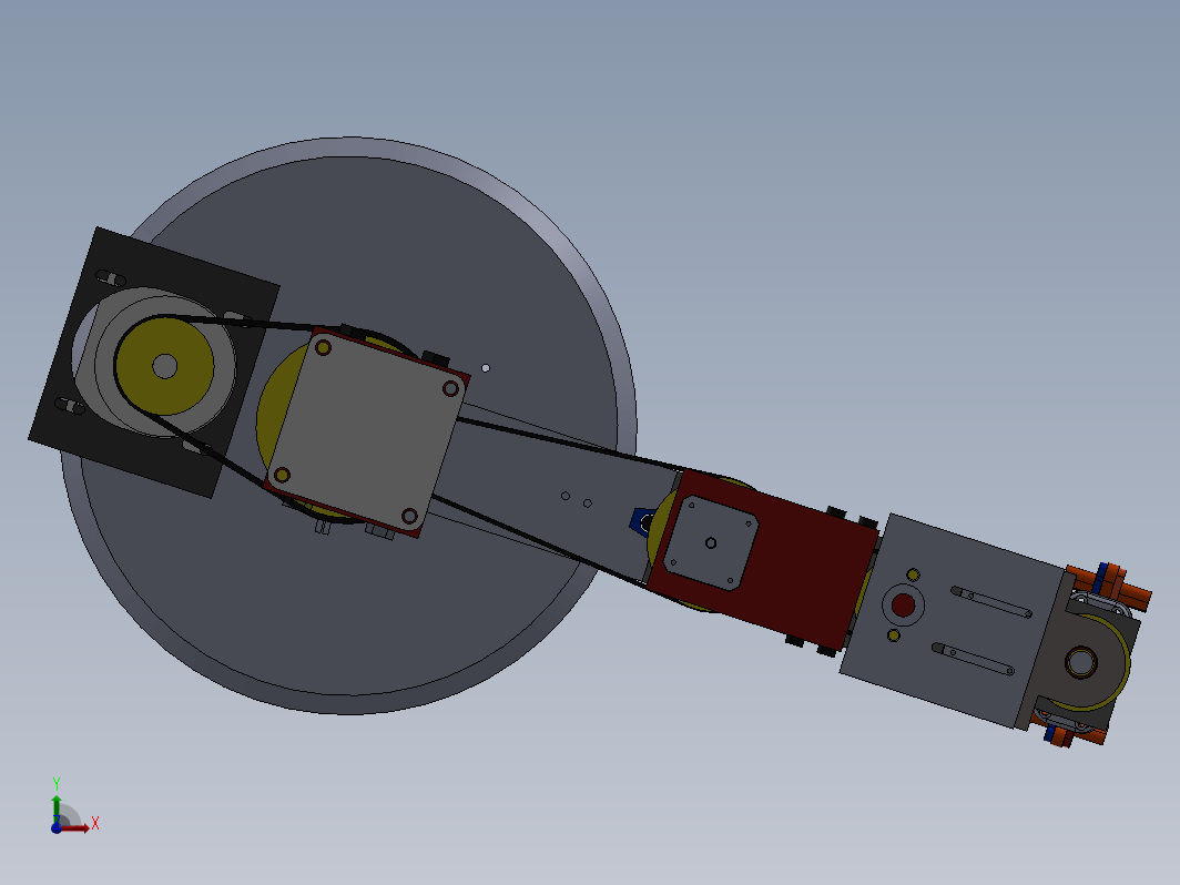 SCARA Robotic旋转关节机械臂机构