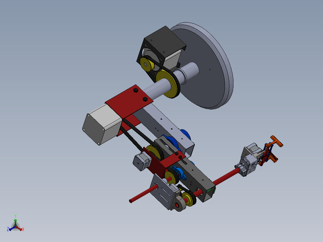 SCARA Robotic旋转关节机械臂机构