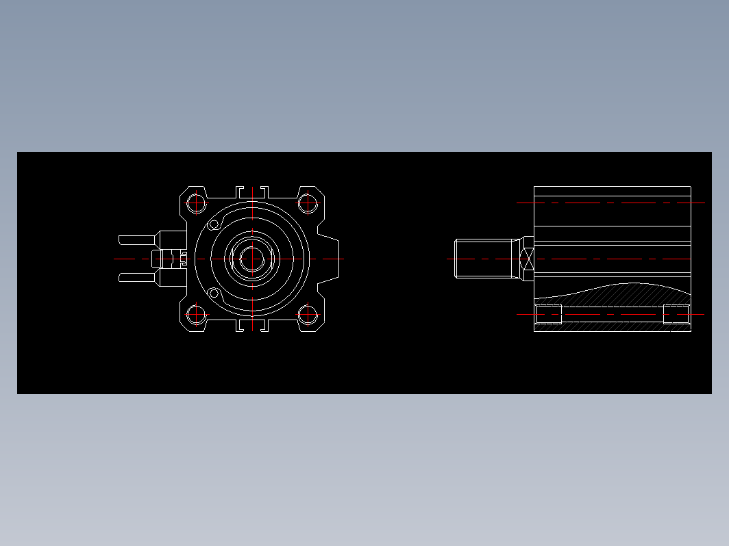 气缸 CDQ2A40外