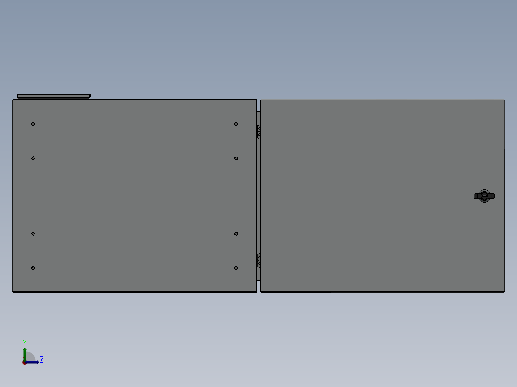 9U IP65 WALLBOX 动力电控柜