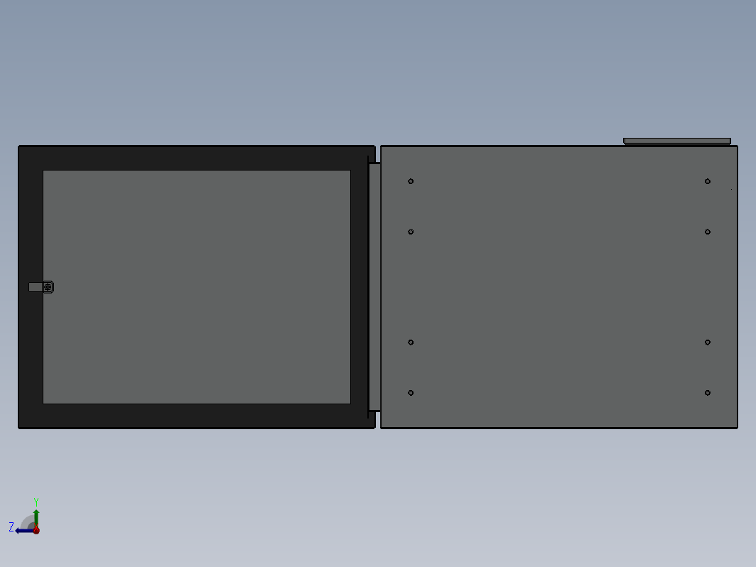 9U IP65 WALLBOX 动力电控柜