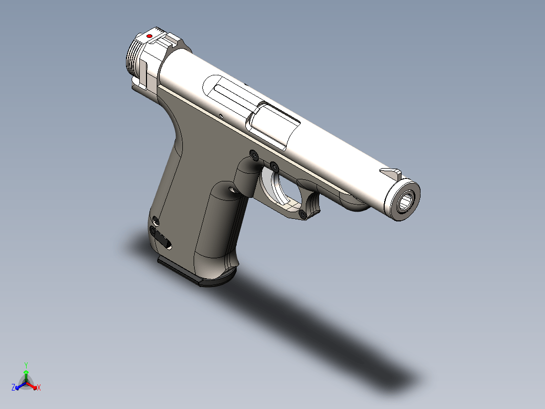 南非马斯格雷夫手枪玩具模型