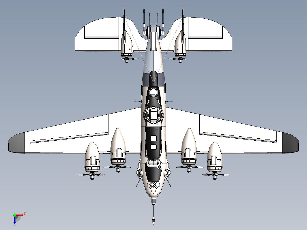 WW-ii轰炸机模型3D