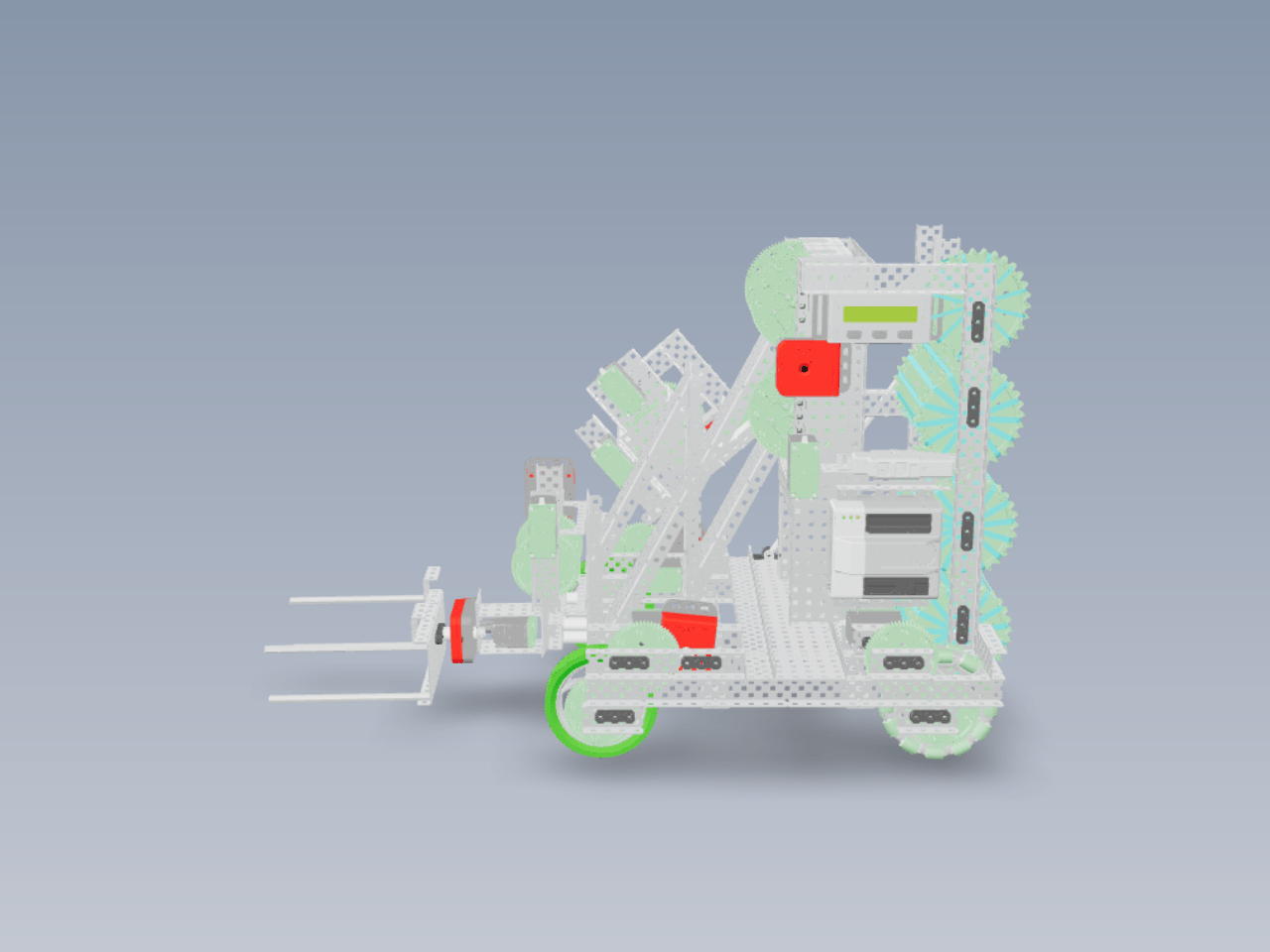 2018 Vex Team 599c Robodox机器人车