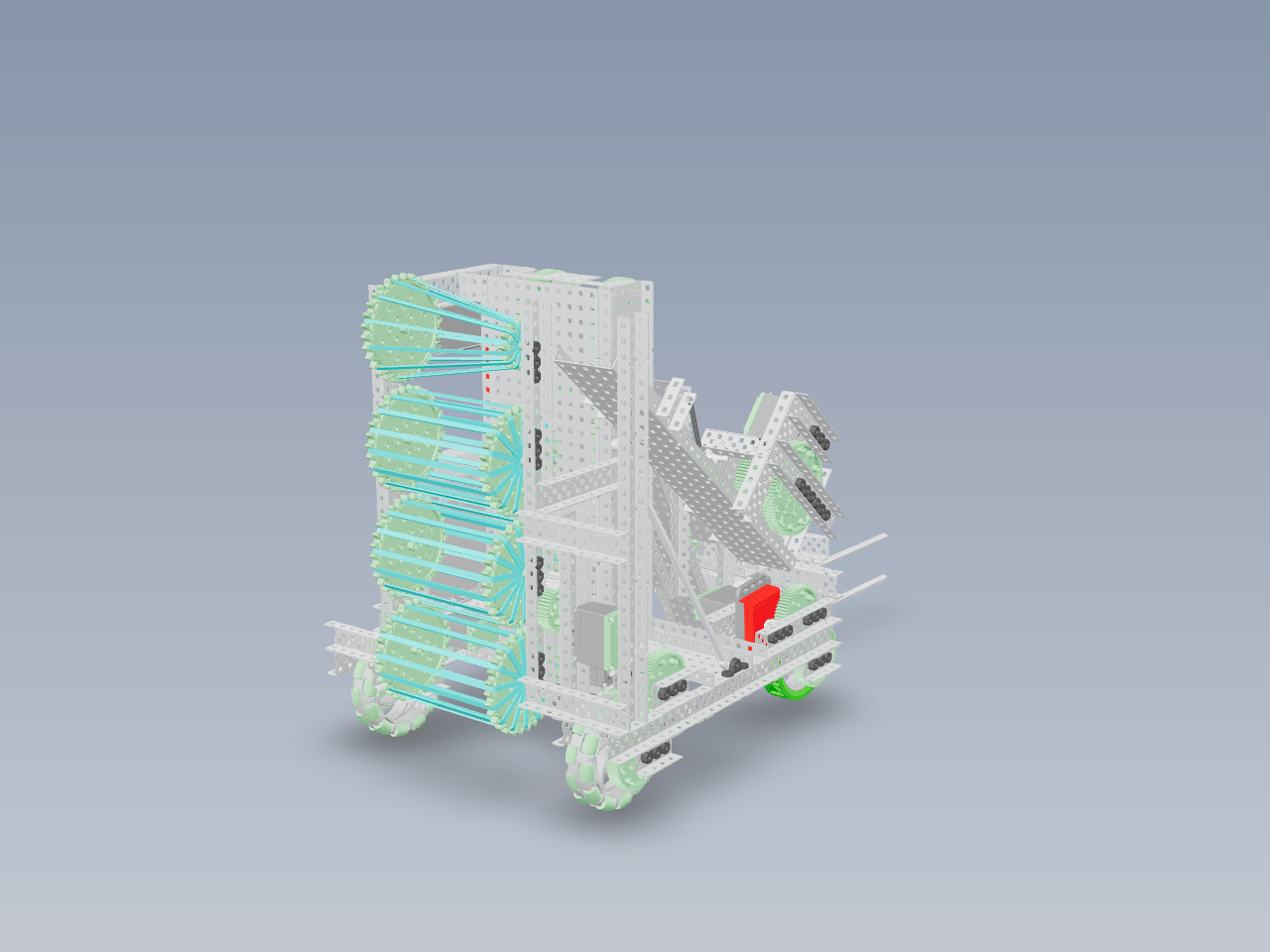 2018 Vex Team 599c Robodox机器人车