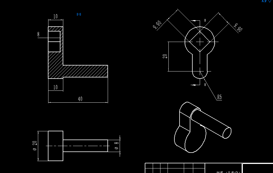 单自由度六足机器人CAD