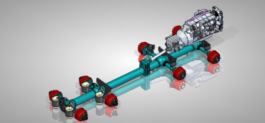 微型版泰脱拉Tatra 8X8卡车缩略图