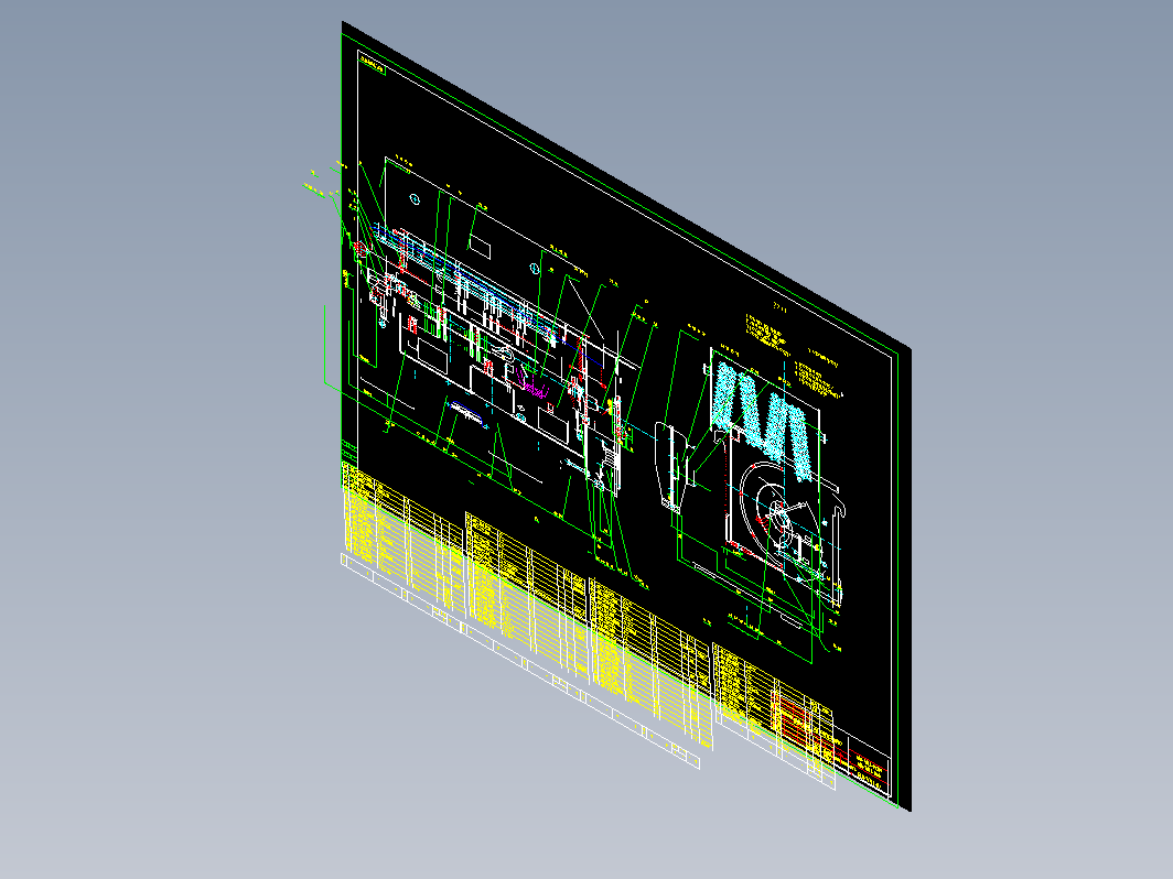 YMPS560 10kV电机装配图