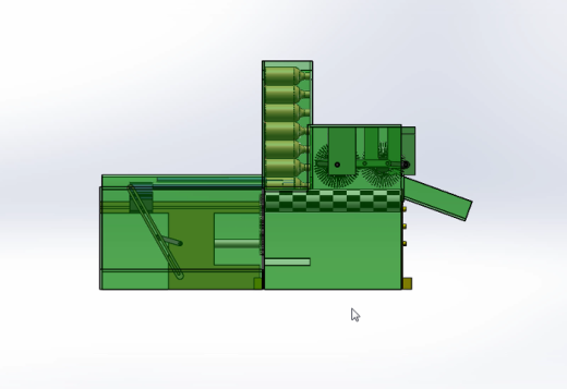 洗瓶机的简易设计  （课程设计，说明书,solidworks,运动分析）