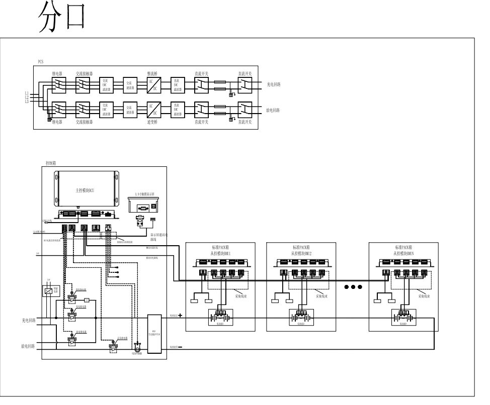 储能系统接线图