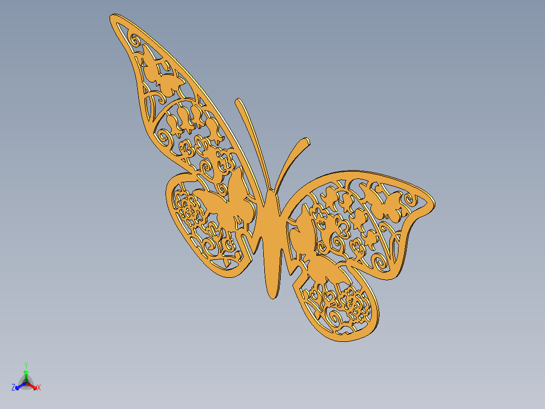 全网最强蝴蝶设计模型系列 (41)
