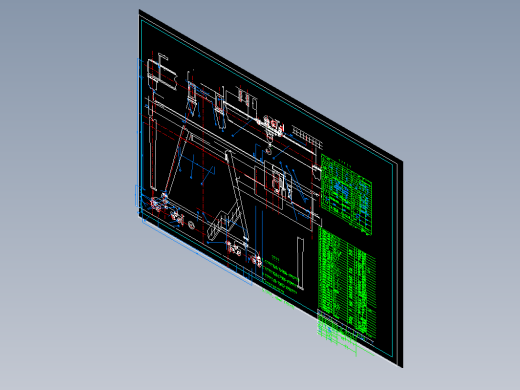 64t龙门吊【CAD】图缩略图