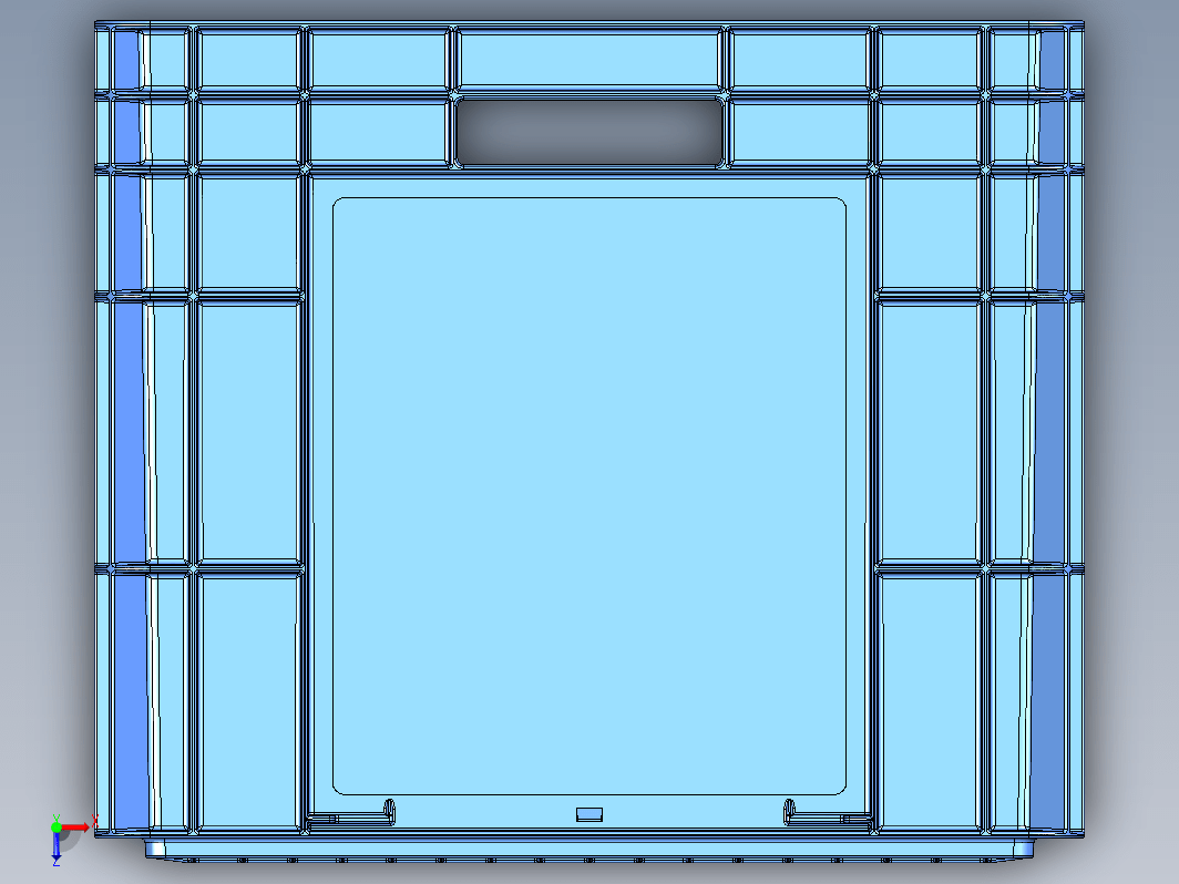 塑胶筐注塑模具设计