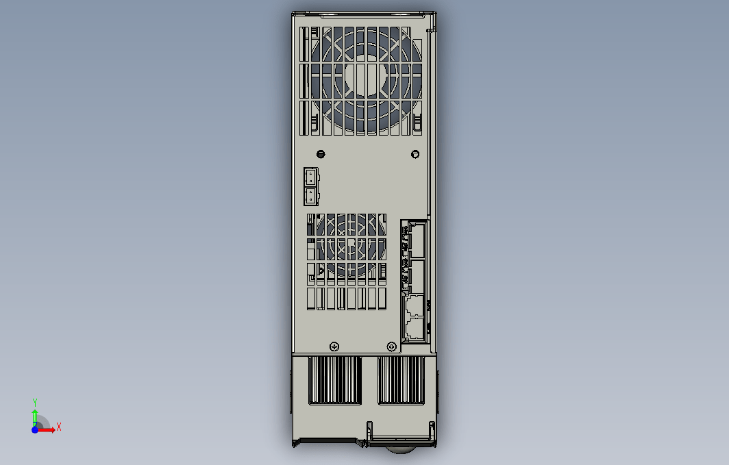 高性能多机传动驱动器STEP_B00(MD810-50M4TD18.5G210+整机外形图)