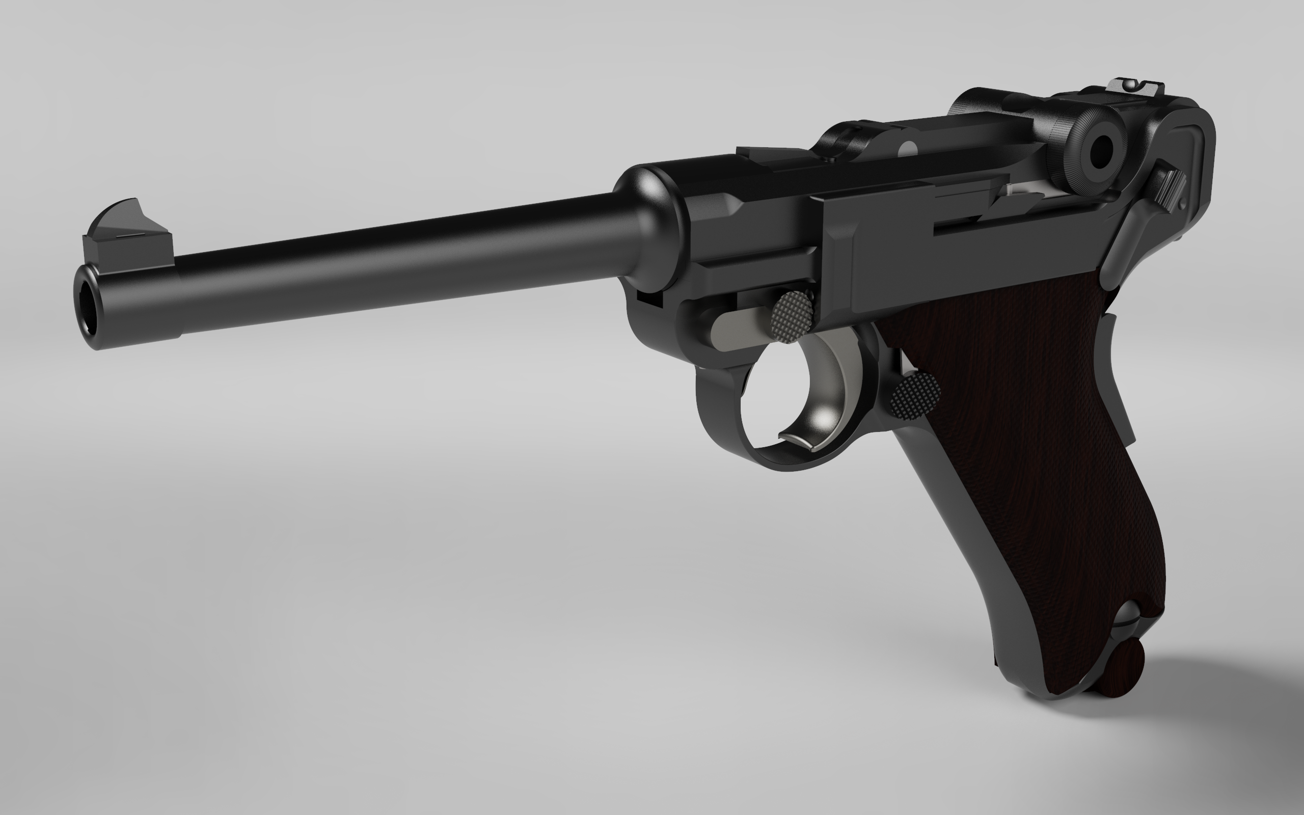 鲁格1904型 仿古手枪模型