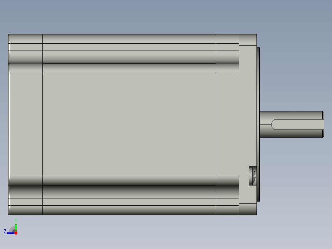 YK86HB118-06A  86mm两相步进电机（3D）