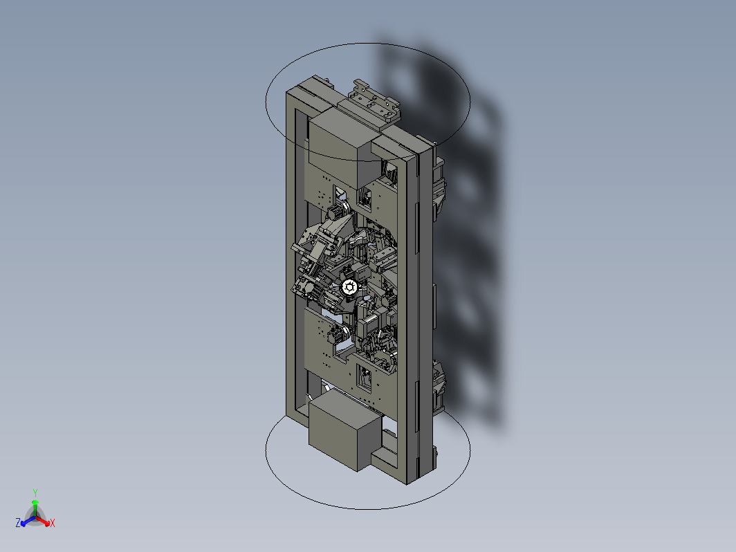 德系变位机焊接夹具分总成3D