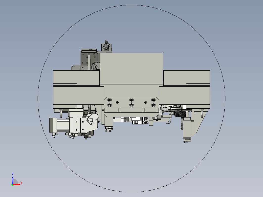 德系变位机焊接夹具分总成3D