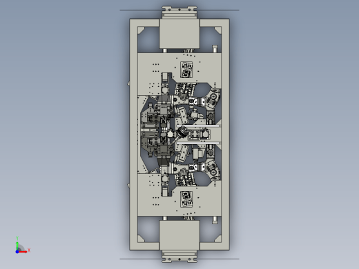 德系变位机焊接夹具分总成3D缩略图