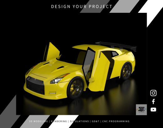 跑车外形 Nissan GTR  缩略图