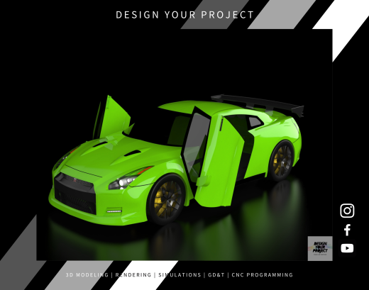 跑车外形 Nissan GTR  缩略图
