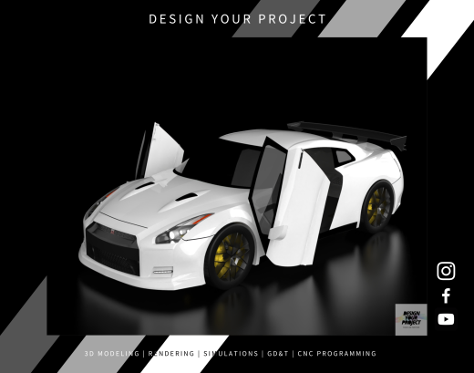 跑车外形 Nissan GTR  缩略图