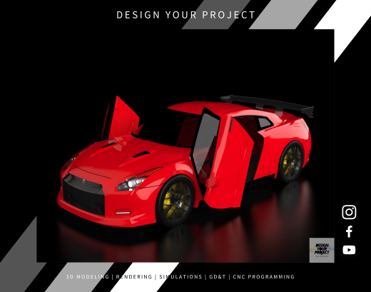 跑车外形 Nissan GTR  缩略图