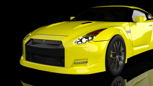 跑车外形 Nissan GTR  缩略图
