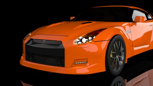 跑车外形 Nissan GTR  缩略图