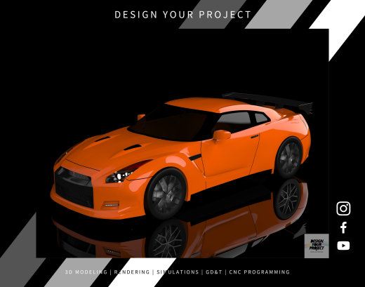 跑车外形 Nissan GTR  缩略图