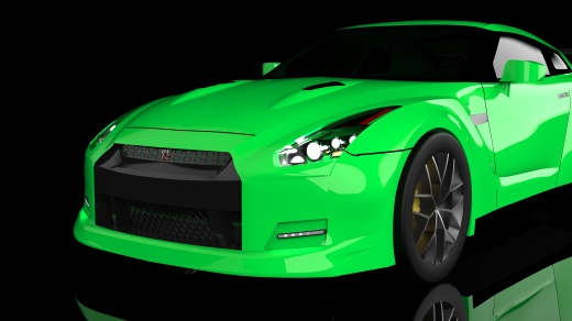 跑车外形 Nissan GTR  缩略图