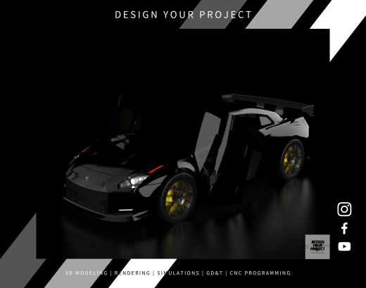 跑车外形 Nissan GTR  缩略图