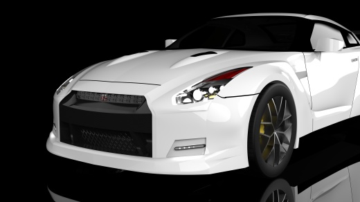 跑车外形 Nissan GTR  缩略图