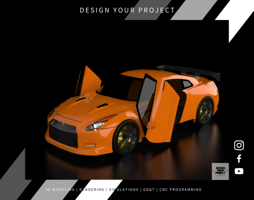 跑车外形 Nissan GTR  缩略图