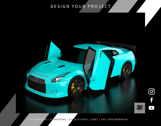 跑车外形 Nissan GTR  缩略图