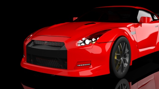 跑车外形 Nissan GTR  缩略图