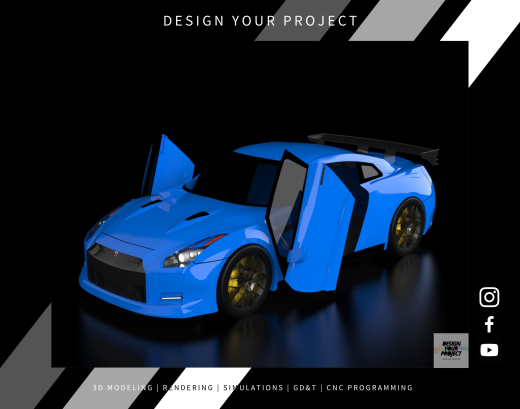 跑车外形 Nissan GTR  缩略图