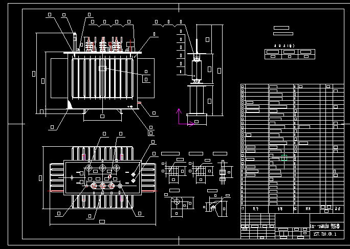 S11-M-1600-10 变压器图纸